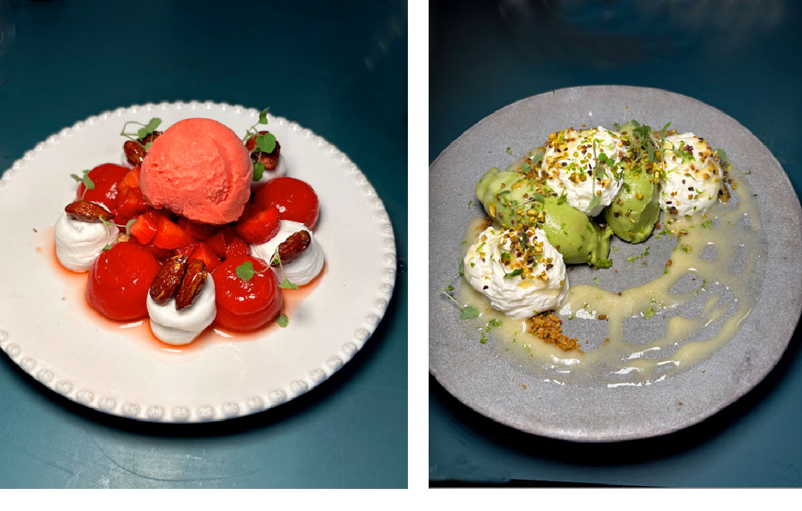 Fraise crème montée, Avocat crémeux