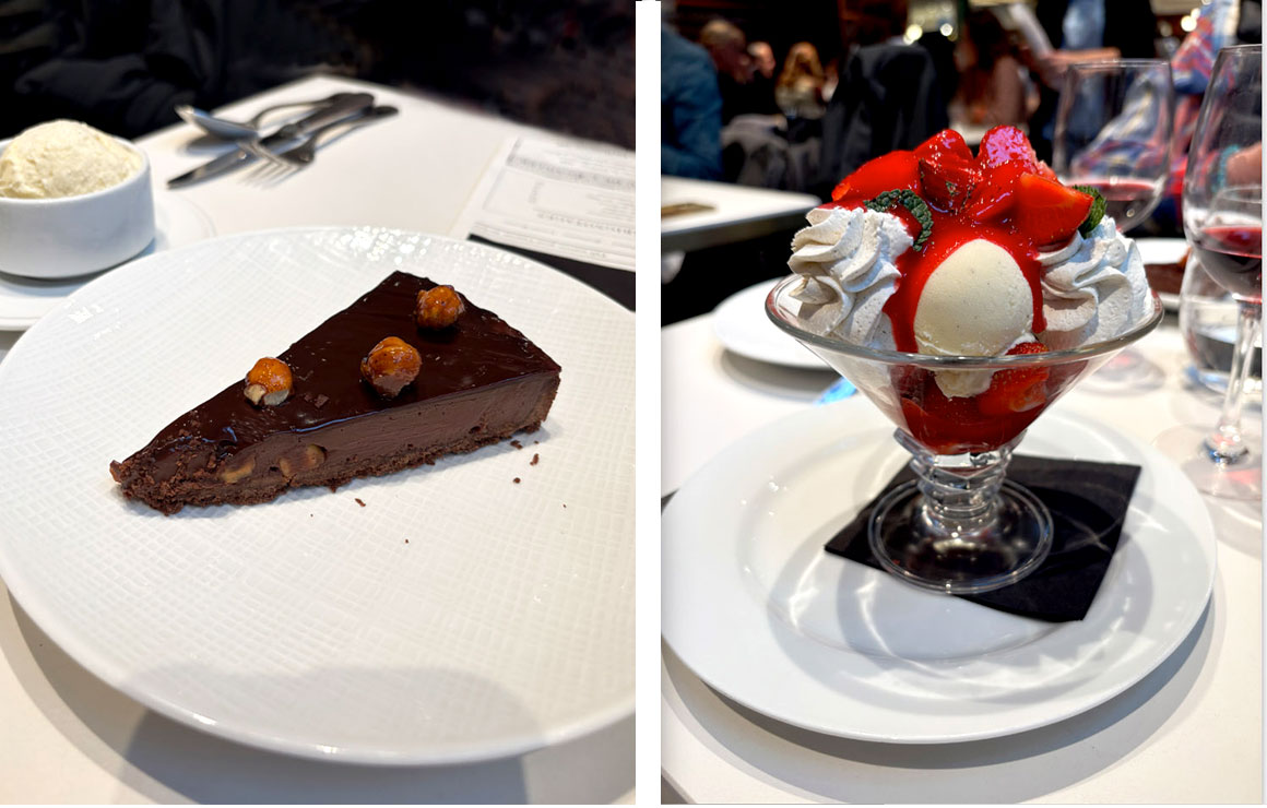 Lazare Tarte chocolat et pêche Melba