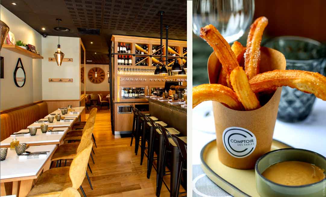 Le Comptoir des Fables la salle et churros