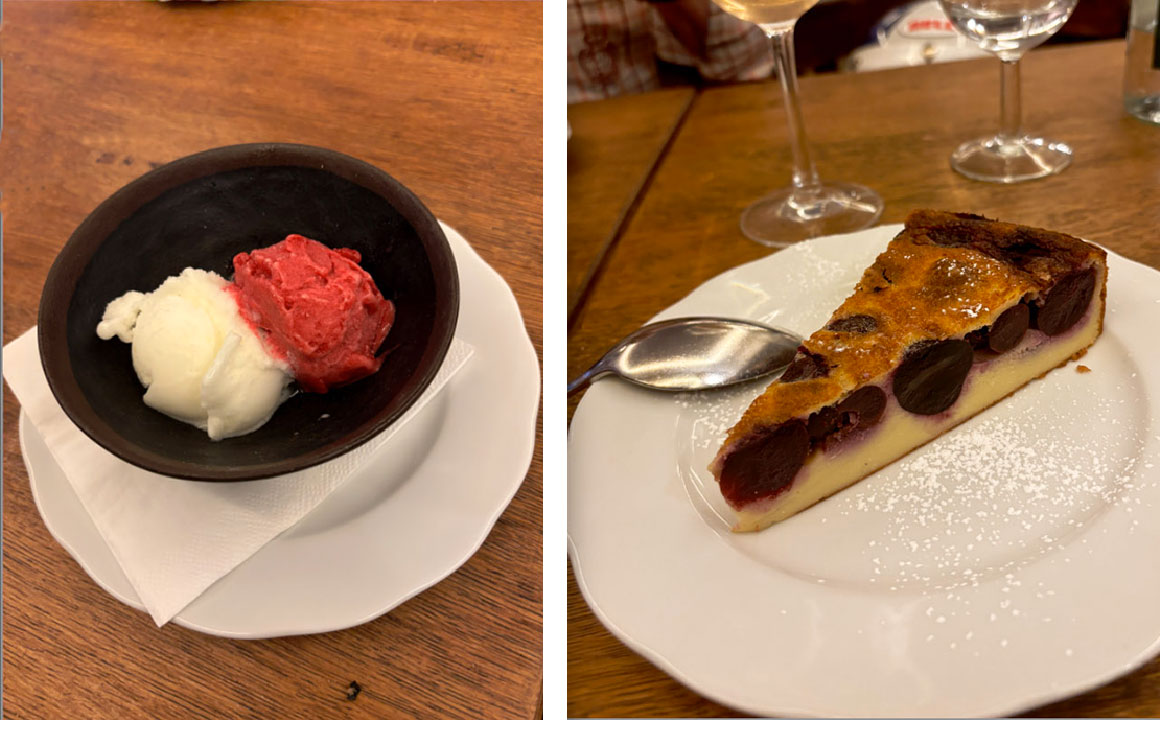 Glaces, Clafoutis cerise