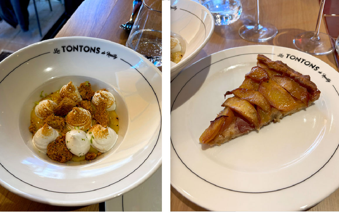 Crémeux citron, Tarte nectarine