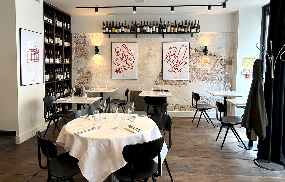 La salle du restaurant Vinello