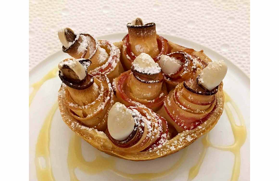 Restaurant Arpège : Tarte aux pommes