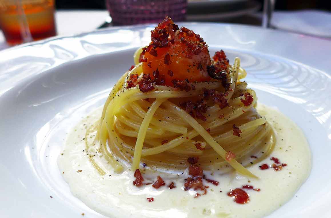 Restaurant Penati Al Baretto : Pâtes à la carbonara