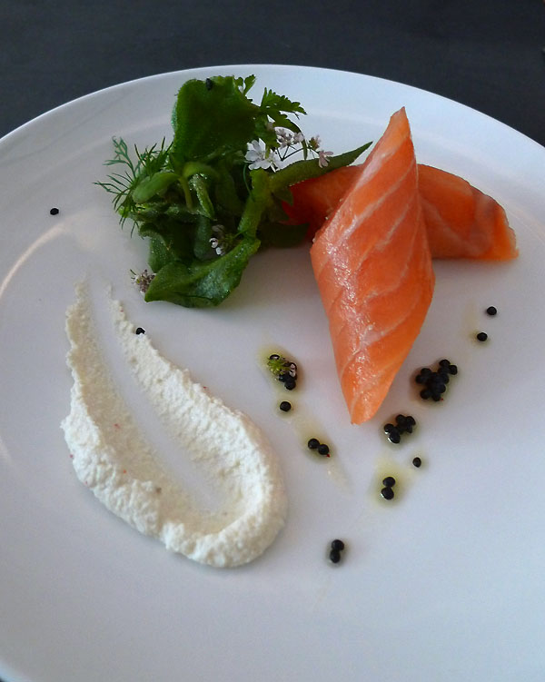 Restaurant Au Gourmand : Saumon de Norvège fumé