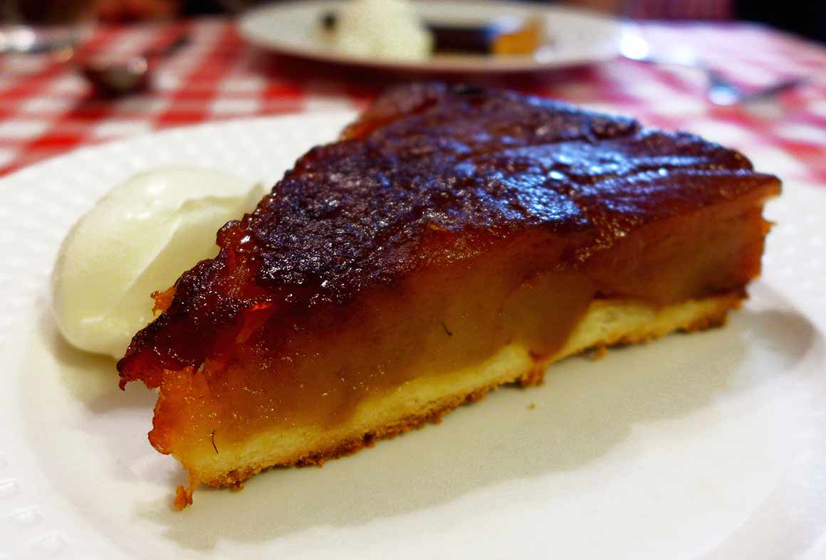 Restaurant Au Petit Tonneau, la Tarte Tatin