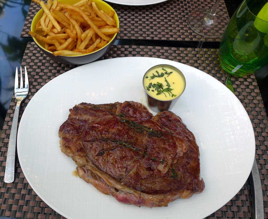 Auberge du Moulin Vert, Entrecôte maturée 