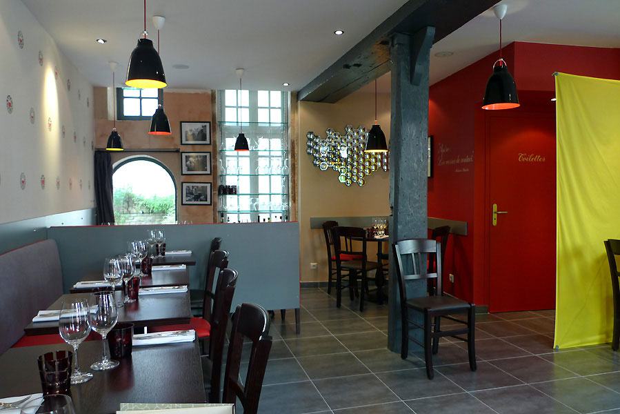 Restaurant Aux Verres de Contact, la salle