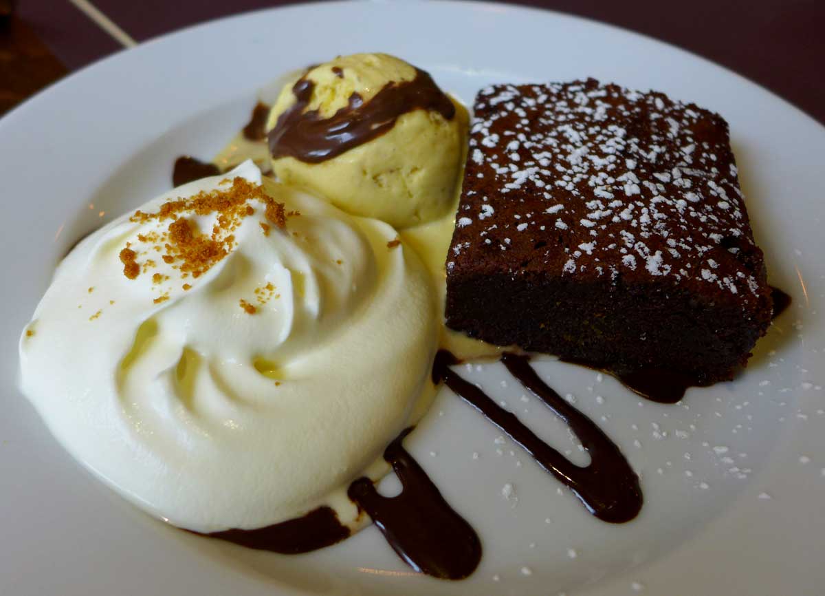 Restaurant Bieh : Brownie au chocolat