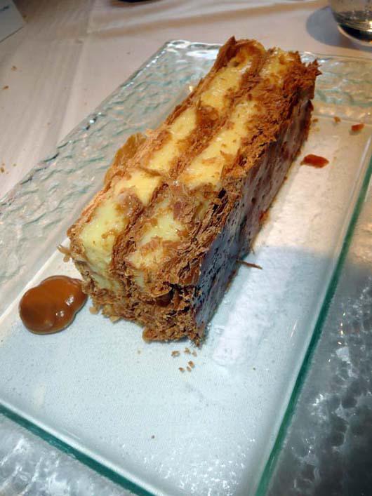 Bistrot Champêtre, Le millefeuille caramel au beurre demi sel 