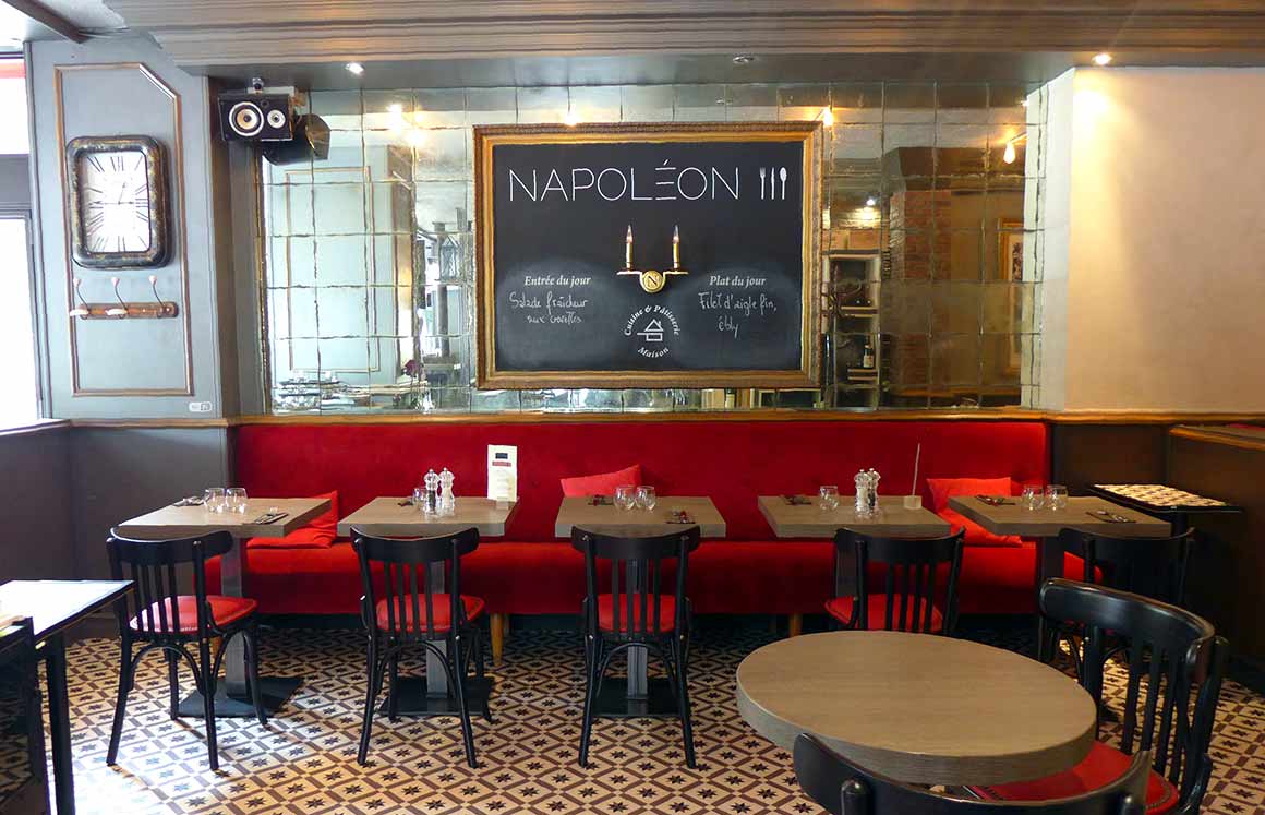 Brasserie Napoléon III, La salle