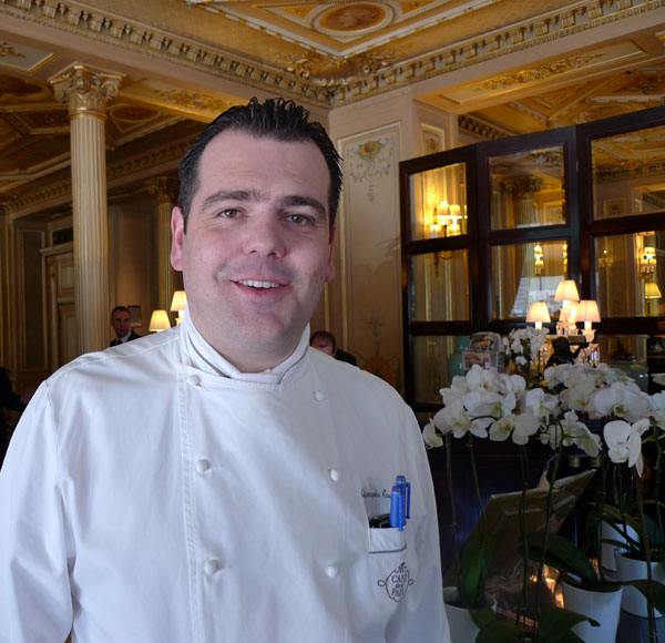 Café de La Paix, Le chef Christophe Raoux