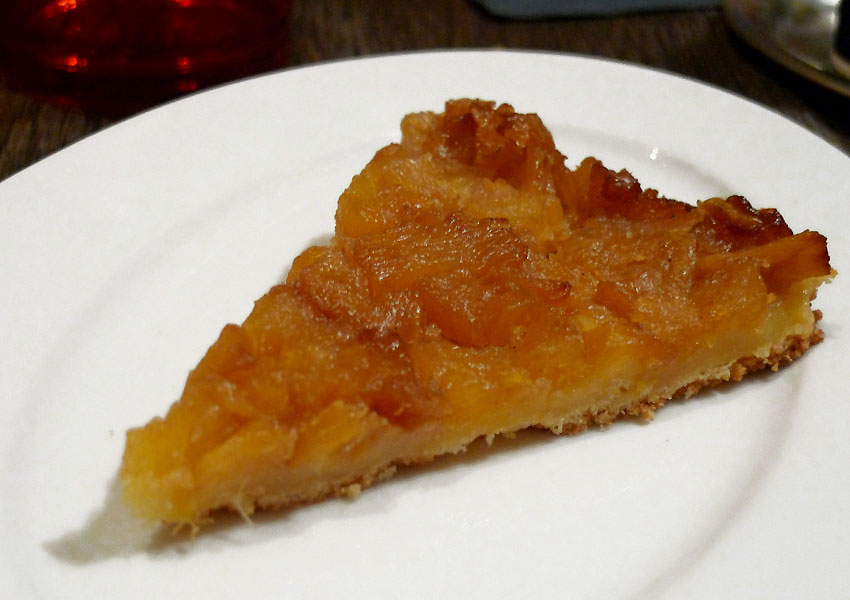 Le Café des Abattoirs, tarte à l'ananas