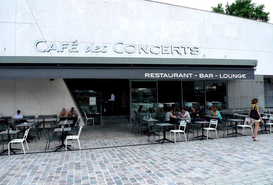 Café des Concerts, La grande terrasse