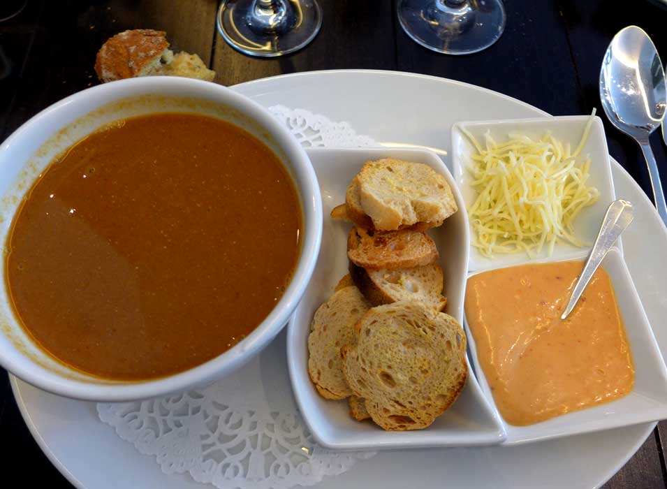 Restaurant Café des Ministères : Soupe de poissons