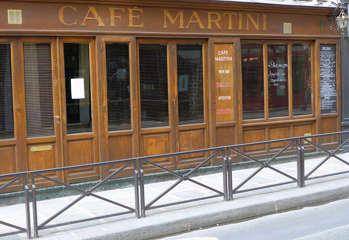 Restaurant Café Martini, le restaurant 