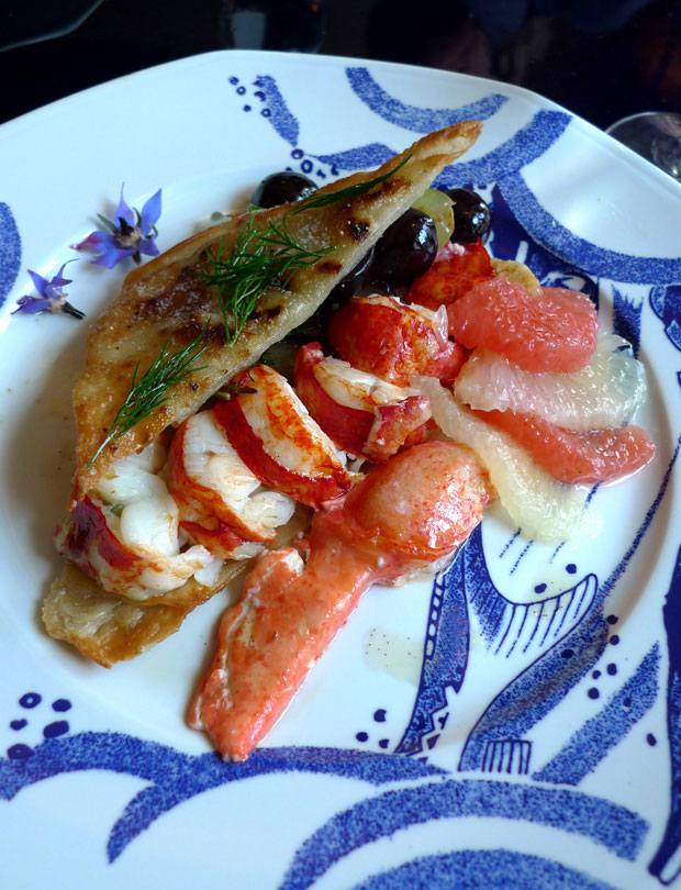 Restaurant Café Prunier, lobster roll