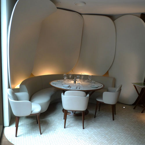 Restaurant Mandarin Oriental, décoration contemporaine