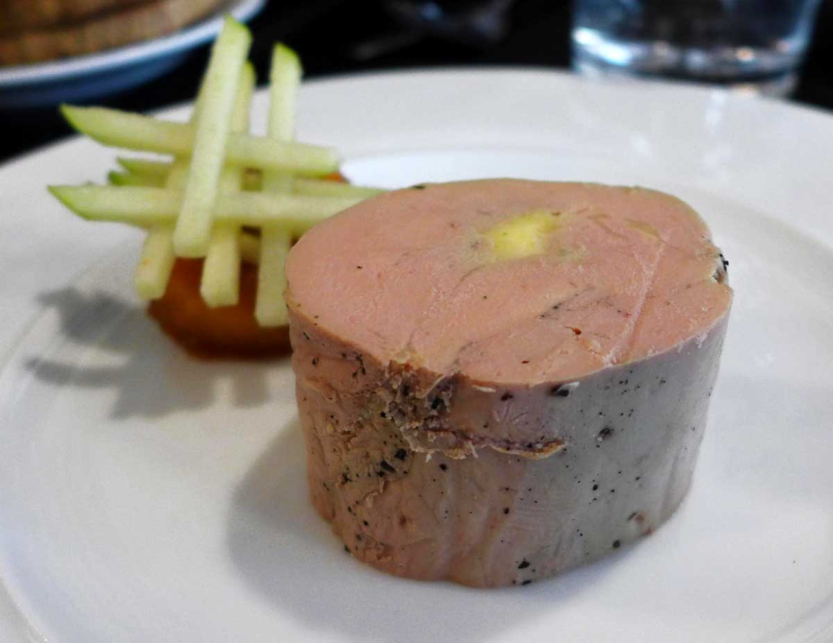 Restaurant Le Carton Rouge, foie gras de canard 