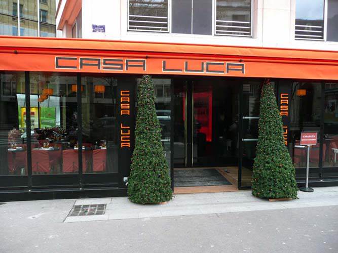 Restaurant Casa Luca, Le restaurant