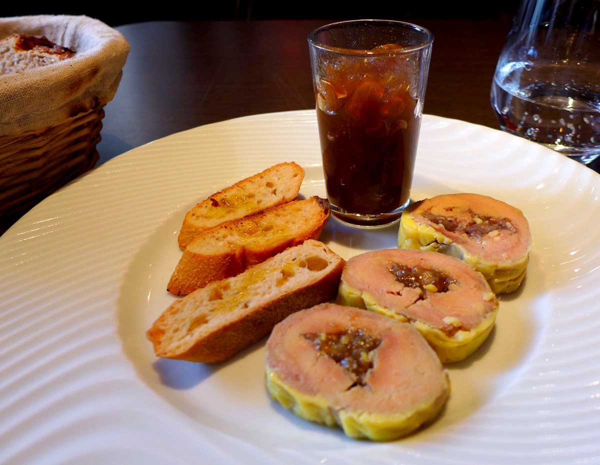 Restaurant Chez Léon, Foie gras de canard aux figues