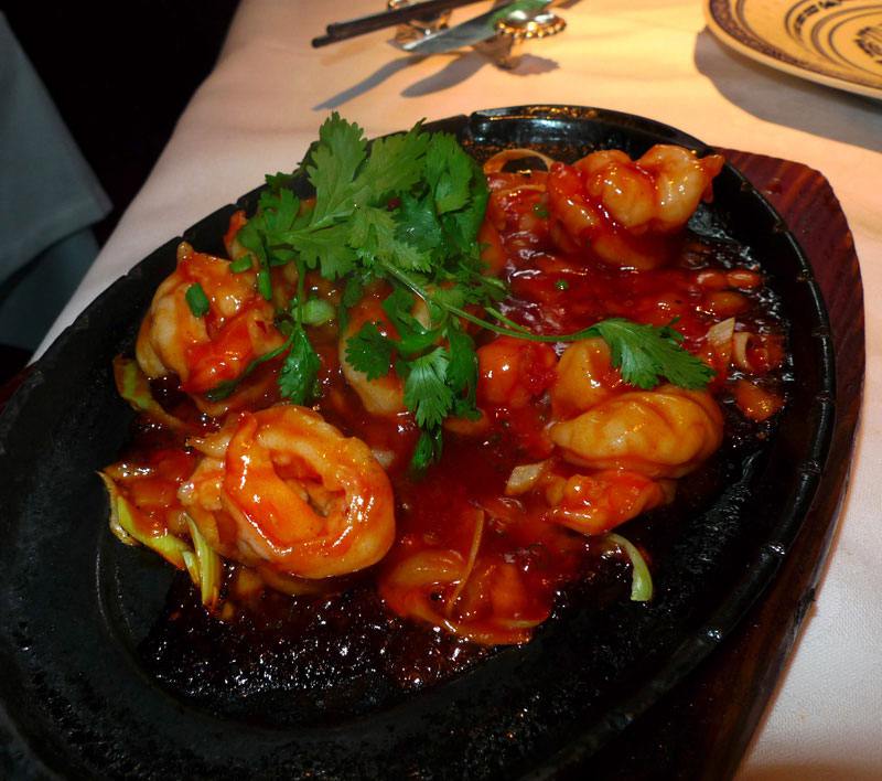 Restaurant Chez Ly : Crevettes pimentées à l'impérial