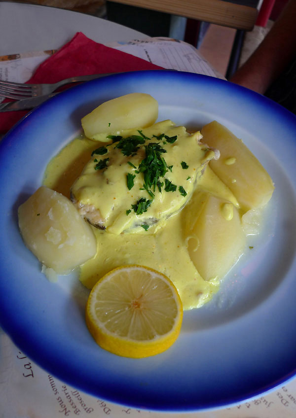 Restaurant Chez Papa, le cabillaud