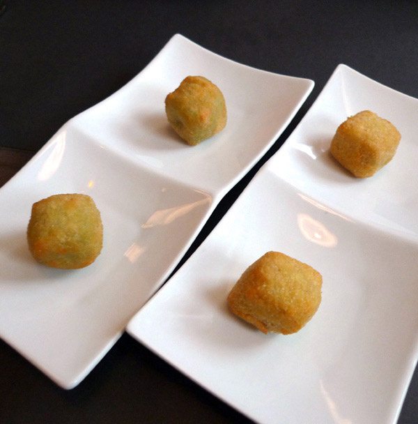 Restaurant Crom' Exquis : Petits cromesquis aux herbes