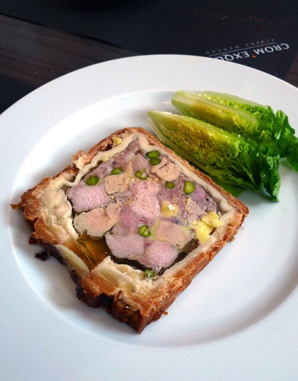 Restaurant Crom' Exquis : Pâté en croûte au foie gras