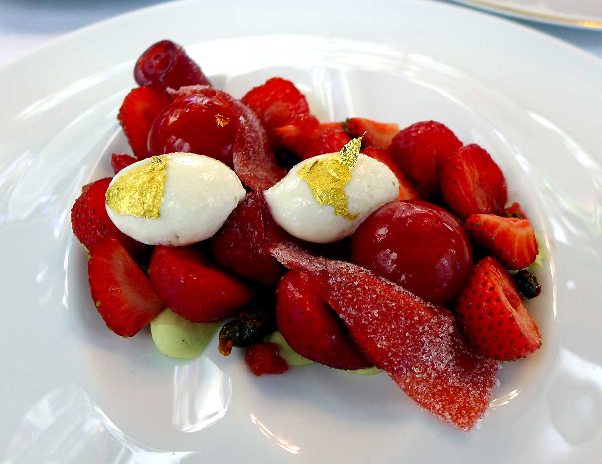 Restaurant George V : Fraise ciflorette