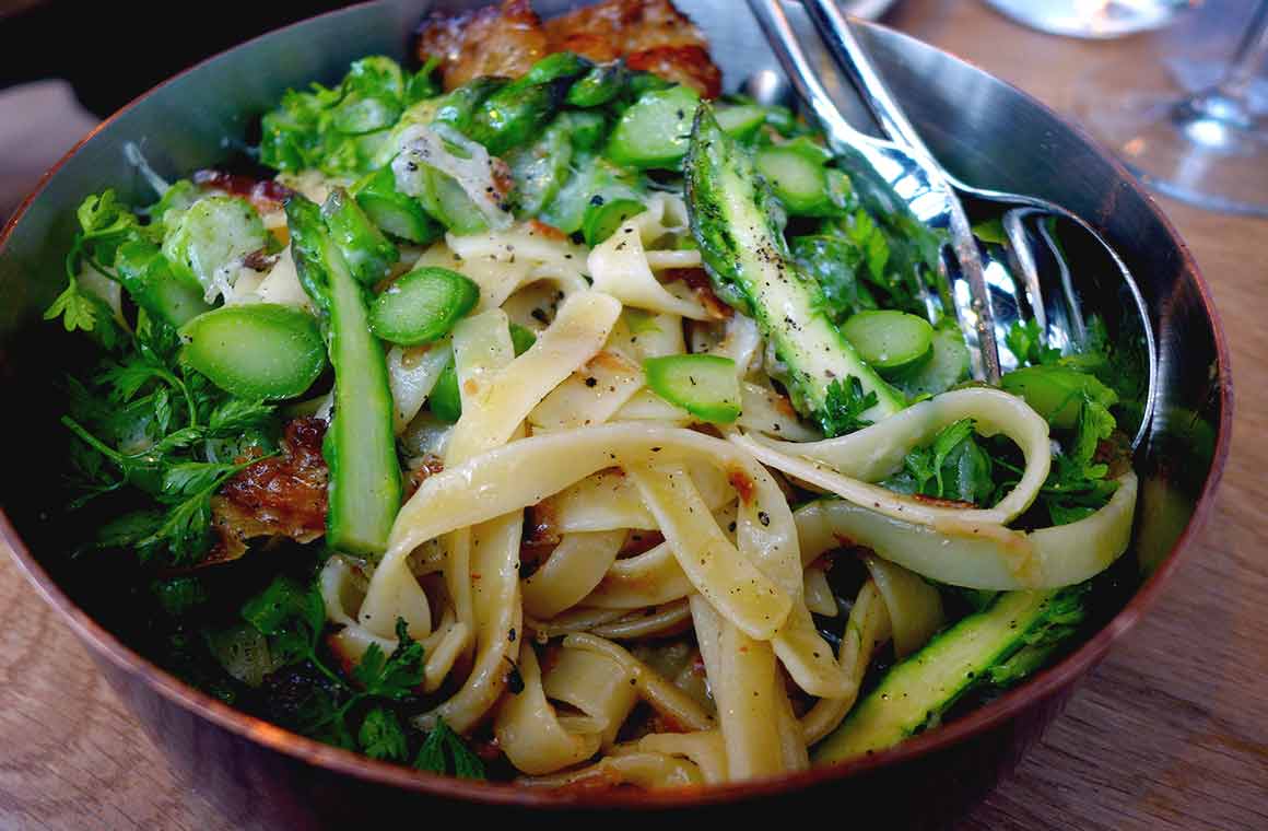 Restaurant Marso & Co, Fettuccine à la guanciale