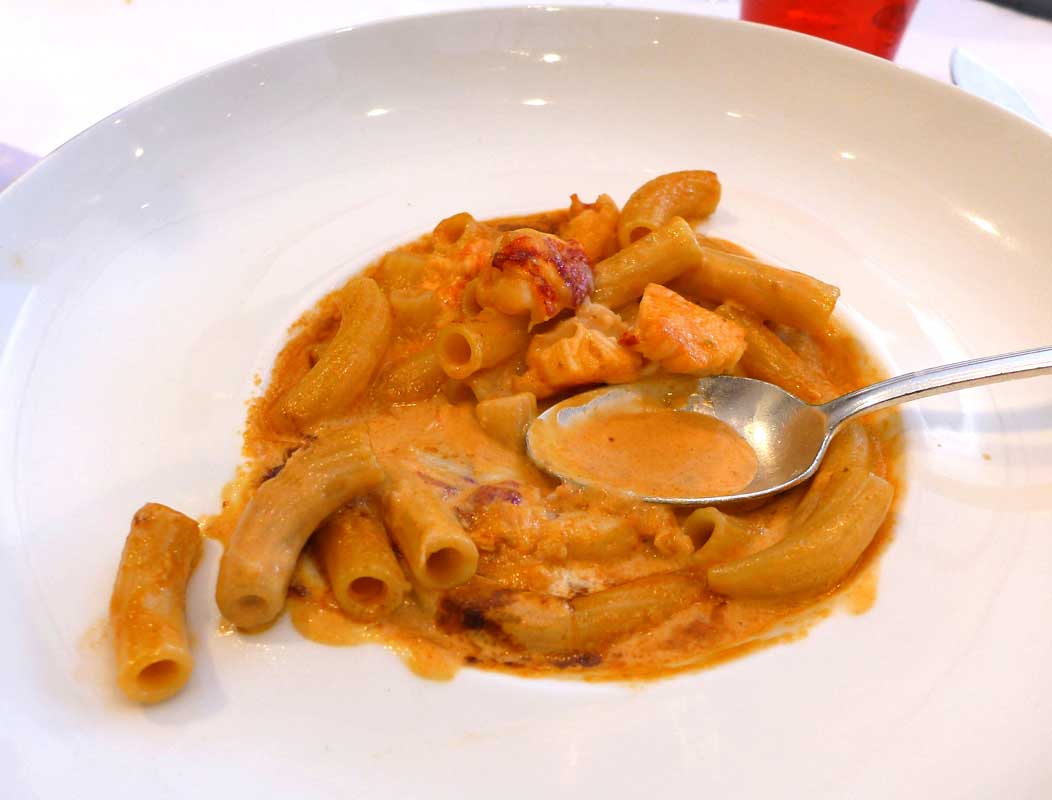 Brasserie Dessirier : Gratin de homard macaroni 