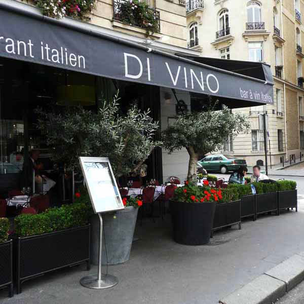Restaurant Di Vino, l'entrée du restaurant