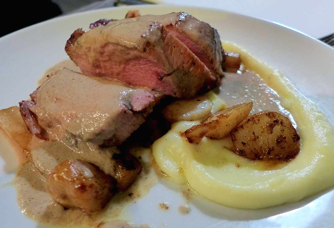 Bistrot l'Accolade : Quasi de veau et salsifis