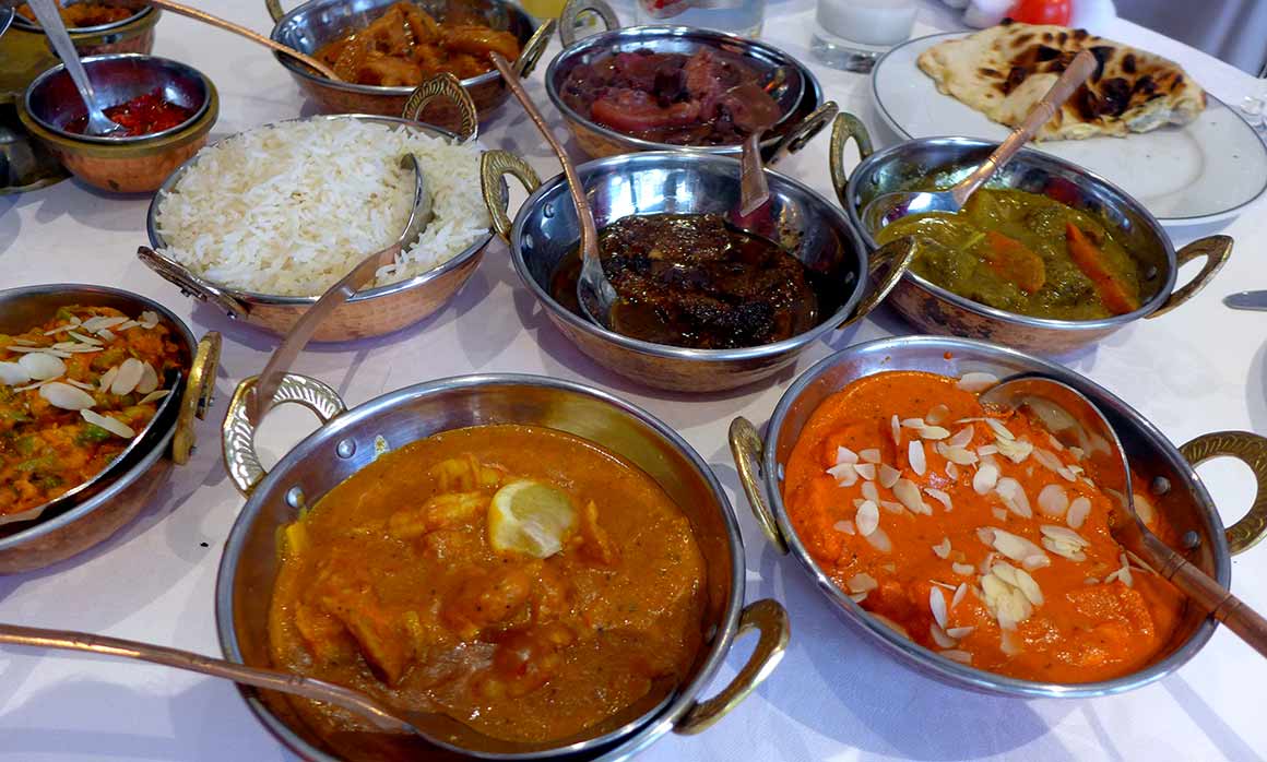 Restaurant Diwali: Butter Chicken, crevettes shahi korma