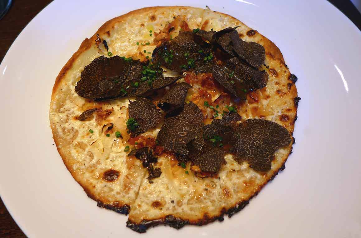 Restaurant Drouant tarte fine aux truffes