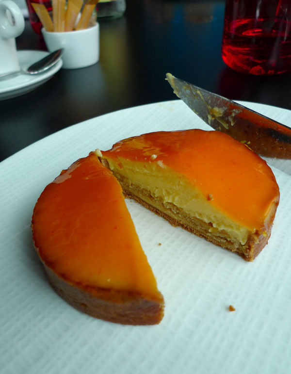 Restaurant Drugstore Steakhouse Publicis : Tarte douce à l'orange