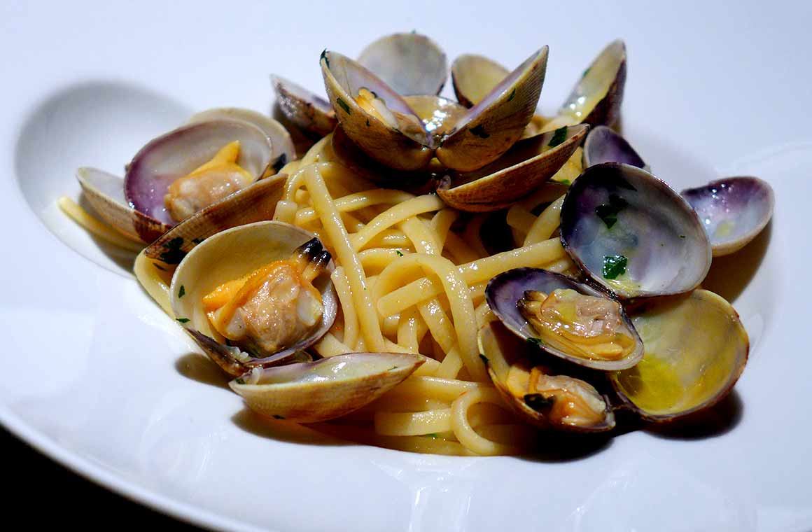 Restaurant Emporio Armani Caffe : Linguine aux palourdes sauvages