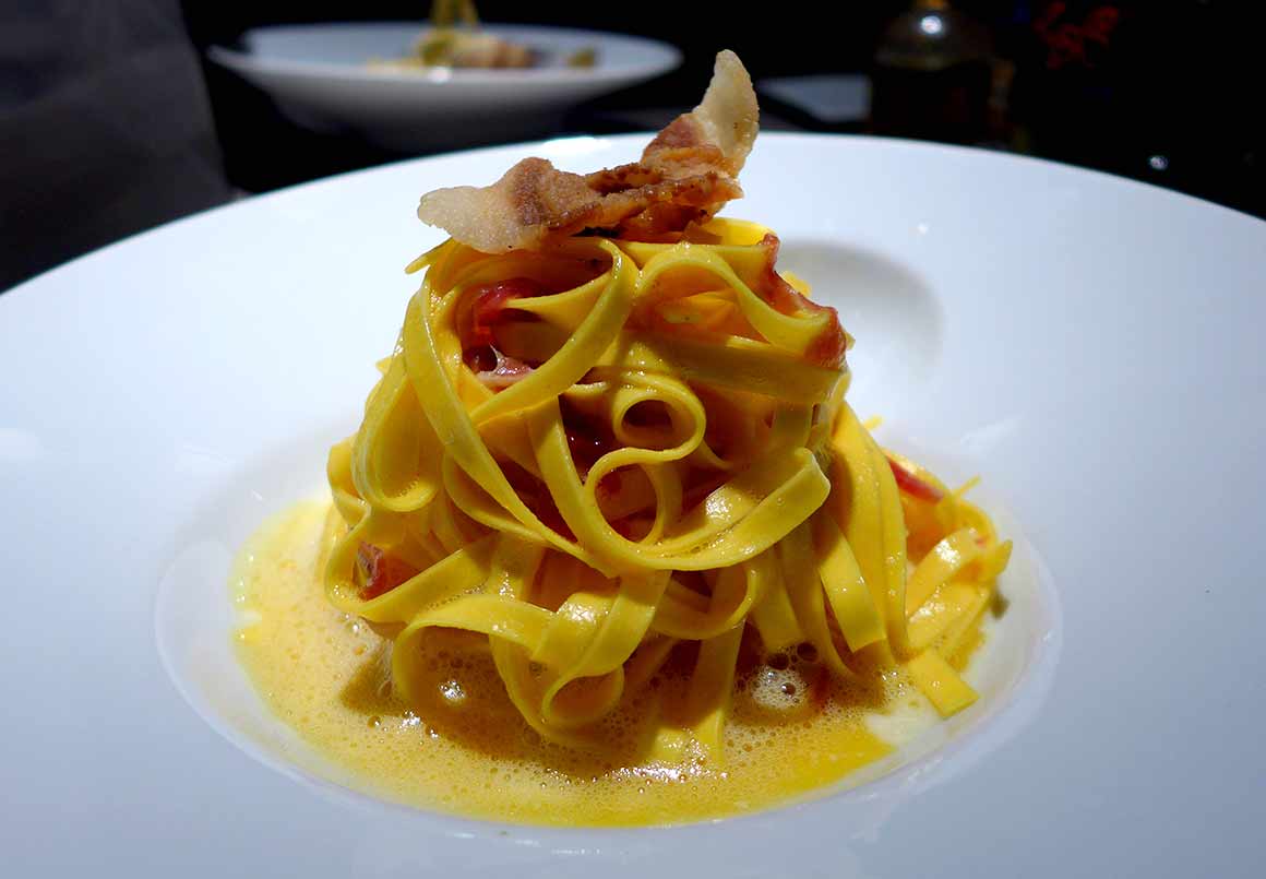 Restaurant Emporio Armani Caffe : Tagliatelle carbonara