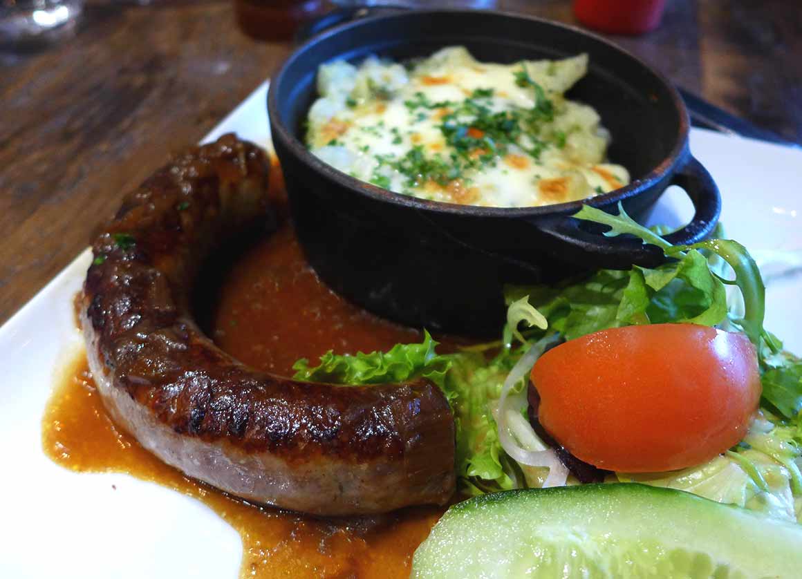 BrasserieEn Attendant l'Or, Truffade saucisse aveyronnaise