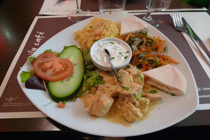 Family Café, L'assiette Korma