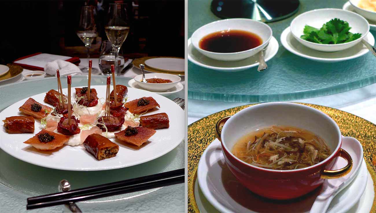 Restaurant Shang Palace : Peau de cochon de lait ibérique