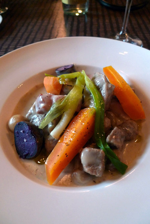 Restaurant Flottes O Trement, blanquette de veau