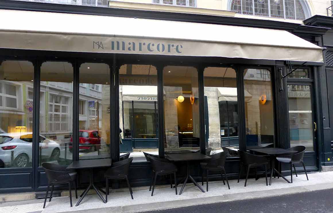 Restaurant Marcore, la terrasse