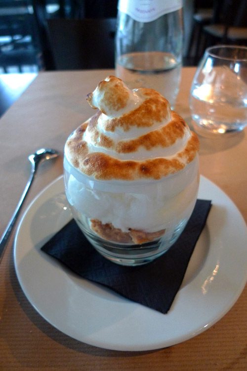 Restaurant Genio, verrine de pâte