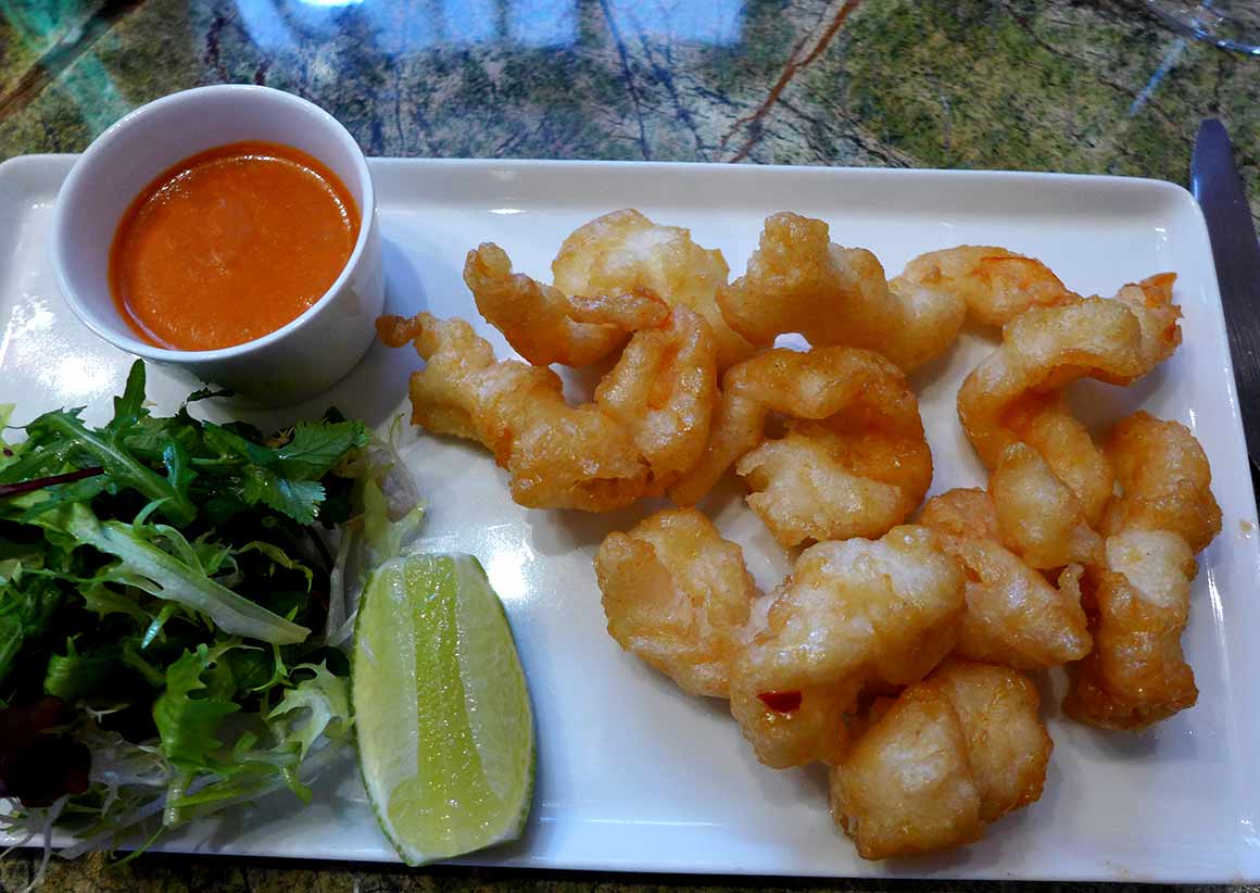 Restaurant Ginger, Crevettes creamy spicy