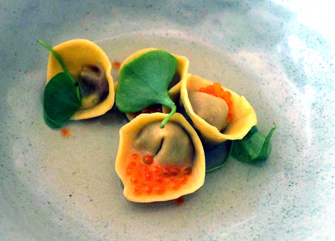 Restaurant Heimat : Tortellini avec queue de boeuf