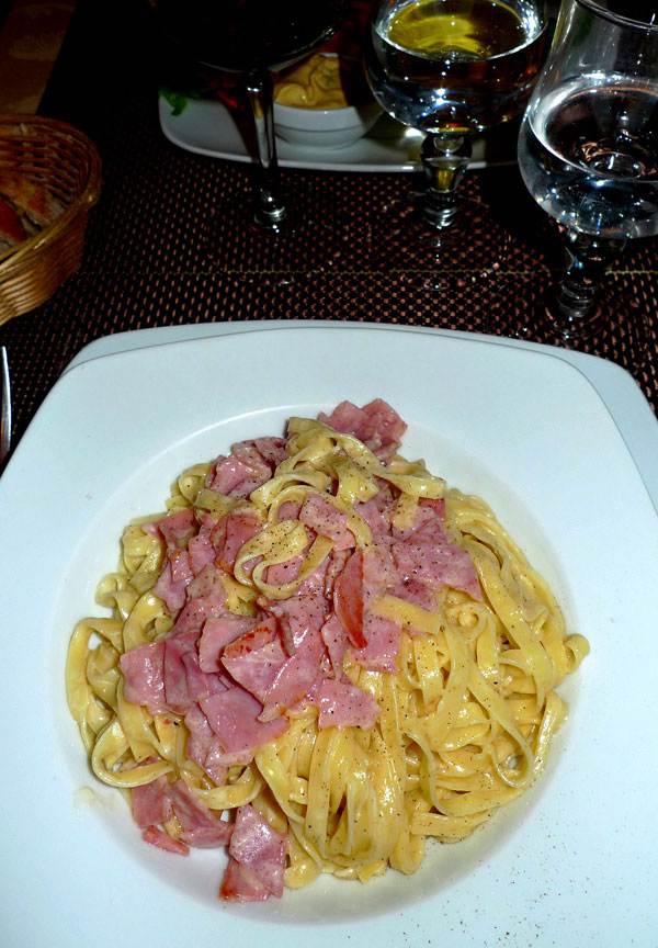 Restaurant Il Barone, tagliolini