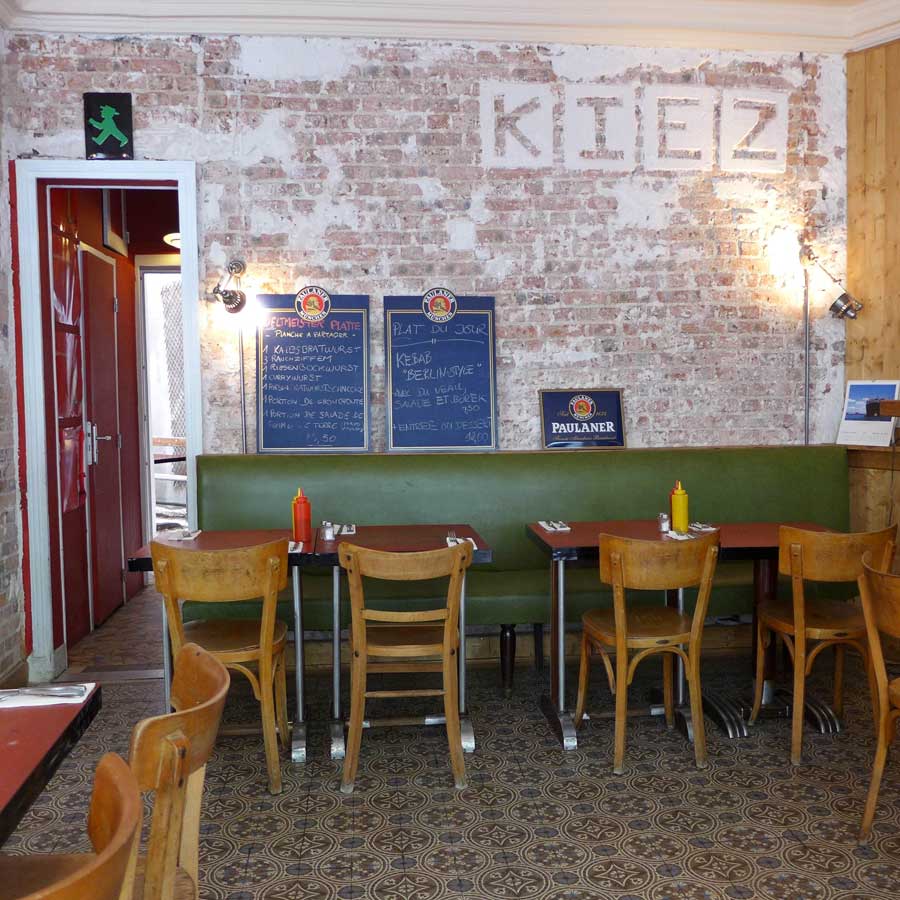 Restaurant Kiez Biergarten, la salle