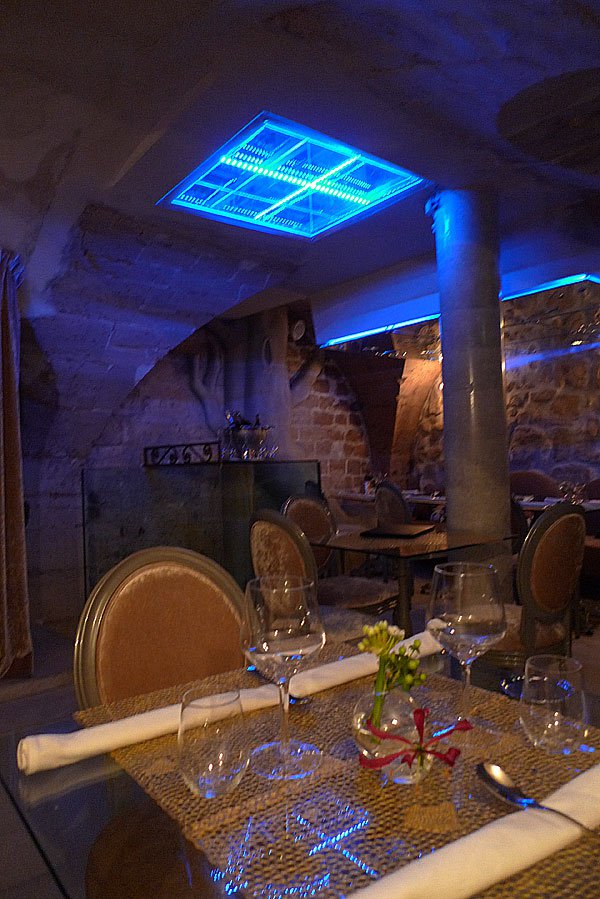 Restaurant Konfidentiel, la salle